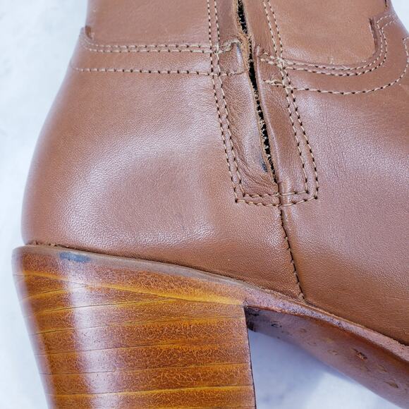 Tecovas Women’s Size 6B The Daisy Boots in Caramel Leather Heeled Western - Picture 13 of 16